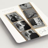 "Snapshots" - Save the Dates in Pearl by Leah Bisch - Detail