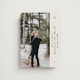 "Simple Scripty" - Save the Dates in Ivory by Petra Kern - Magnet Front