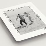 "Showered" - Save the Dates in Graphite by Claudia Orengo - Detail