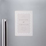"Lace Trim" - Save the Dates in Cream by Kristen Smith - Front