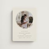 "Branched" - Save the Dates in Almond by Brianne Larsen - Magnet Front