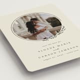 "Branched" - Save the Dates in Almond by Brianne Larsen - Detail