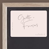"Oversized" - Save the Dates in Rosewater by Mere Paper - Front