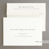 "Chic Names" - Save the Dates in Cloud by Carolyn MacLaren - FREE Recipient Addressing