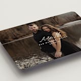 "Lettra" - Save the Dates in Pearl by Up Up Creative - Detail
