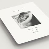 "Understated Elegance" - Save the Dates in Snow by AK Graphics - Detail