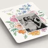 "Floral Pop" - Save the Dates in Vibrance press by Itsy Belle Studio - Detail