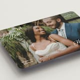 "All Four Corners" - Save the Dates in Cloud by Hooray Creative - Detail