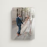 "Let's Walk Together" - Save the Dates in Frost by Kim Thoa - Magnet Front