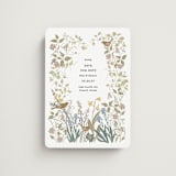 "Wild Clematis" - Save the Dates in Mauve by Tara Grangroth - Magnet Front