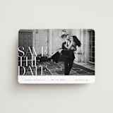 "Editorial lettering" - Save the Dates in Pearl by Ana de Sousa - Magnet Front