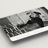 "Editorial lettering" - Save the Dates in Pearl by Ana de Sousa - Detail