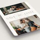 "Duet" - Save the Dates in Sandstone by Pixel and Hank - Detail