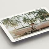 "Modern" - Save the Dates in Moon by Kelly Watkins - Detail