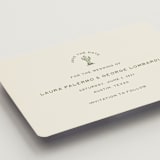 "pearl snap" - Save the Dates in Agave by Megan Davis - Detail