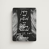 "Oh By the Way" - Save the Dates in Marshmallow by Keen Peachy - Front