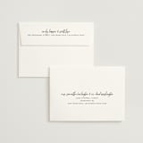 "Oh By the Way" - Save the Dates in Marshmallow by Keen Peachy - FREE Recipient Addressing