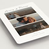 "Soulmates" - Save the Dates in Linen by Jen Tips - Detail