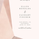 "Sand Shapes" - Save the Dates in Desert by Inkblot Design - Detail