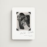 "Album" - Save the Dates in Parchment by Morgan Kendall - Magnet Front