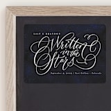 "Starry-Eyed" - Save the Dates in Night Sky by Laura Bolter - Front