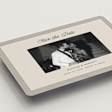 "Linea" - Save the Dates in Noir by Pixel and Hank - Detail