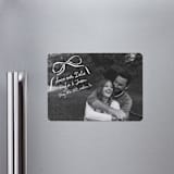 "Inkwoven" - Save the Dates in Pearl by Jelena Vuletic - Magnet Front