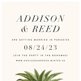 "Party in Paradise" - Save the Dates in Pineapple by Erin Hodges - Detail