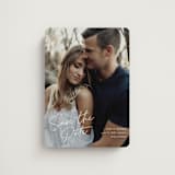 "Heartfelt" - Save the Dates in Canvas by Stacey Meacham - Magnet Front