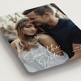 "Heartfelt" - Save the Dates in Canvas by Stacey Meacham - Detail
