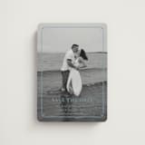 "Fleur Corner" - Save the Dates in French Blue by Carolyn MacLaren - Front