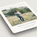 "Daisies" - Save the Dates in Ink by Wildfield Paper Co - Detail