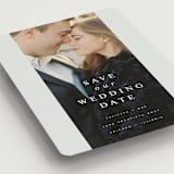 "French Love Story" - Save the Dates in Crystal by Design Lotus - Detail