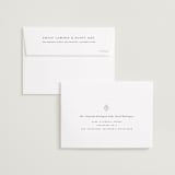 "French Love Story" - Save the Dates in Crystal by Design Lotus - FREE Recipient Addressing