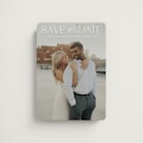 "prose" - Save the Dates in Ivory by Maja Cunningham - Magnet Front