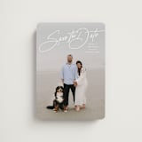 "Sweetest Love" - Save the Dates in Snow by Lauren Chism - Magnet Front