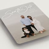 "Sweetest Love" - Save the Dates in Snow by Lauren Chism - Detail