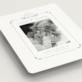 "Ocean Dreams" - Save the Dates in Pale Cerulean by Sabrin Deirani - Detail