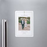 "Palm Monogram" - Save the Dates in Leaf by Olivia Raufman - Front