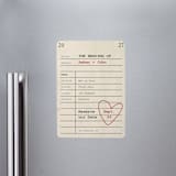 "Reserve our Date" - Save the Dates in Red Hot by Ilene Guy - Front