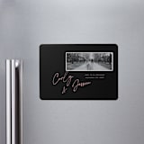 "Album Cover" - Save the Dates in Noir by Merian - Front