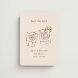 "Cheers!" - Save the Dates in Sand by Becca Robinson - Magnet Front