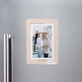 "Minimal Modern" - Save the Dates in Melon by Kelly Watkins - Front