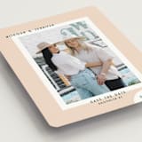 "Minimal Modern" - Save the Dates in Melon by Kelly Watkins - Detail