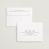 "Minimal Modern" - Save the Dates in Melon by Kelly Watkins - FREE Recipient Addressing
