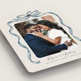 "Tied Together" - Save the Dates in Blueberry by Paper Sun Studio - Detail
