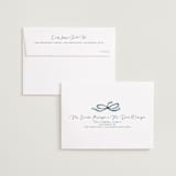 "Tied Together" - Save the Dates in Blueberry by Paper Sun Studio - FREE Recipient Addressing