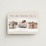 "Say Less" - Save the Dates in Almond by Stephanie Hawkes - Magnet Front