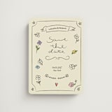 "Lovely Date" - Save the Dates in Natural by Helena Vitto - Magnet Front