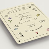 "Lovely Date" - Save the Dates in Natural by Helena Vitto - Detail
